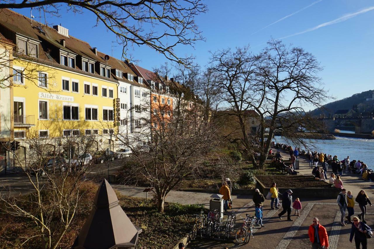 Hotel Alter Kranen Wurtzburgo Exterior foto